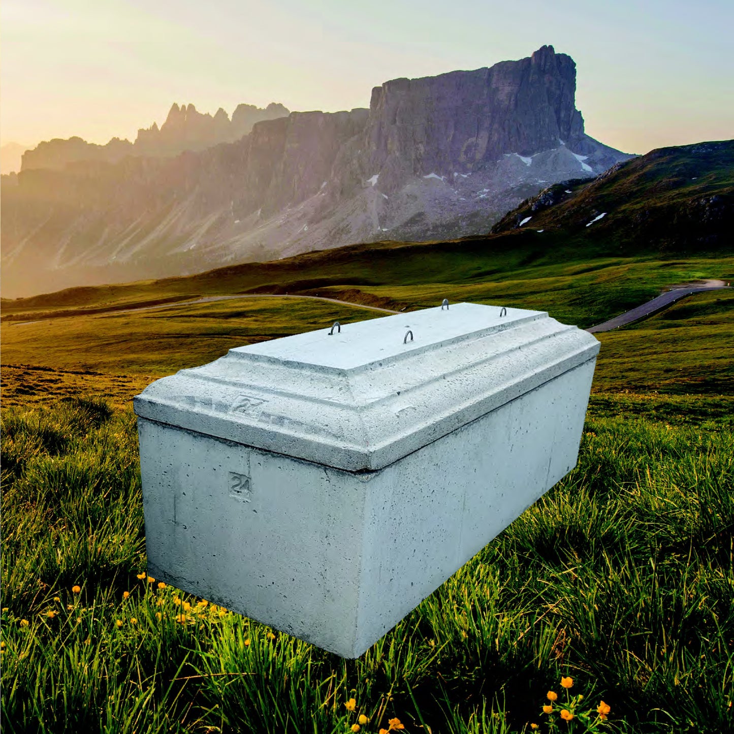 Undersized 24" Burial Container